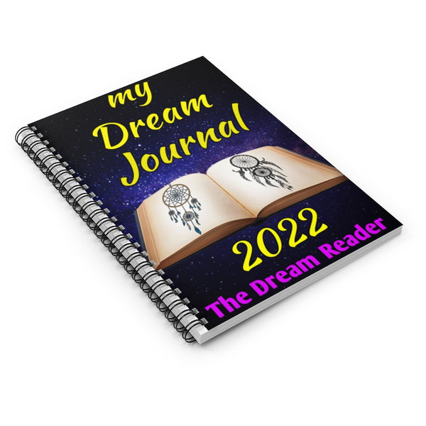 My Dream Journal 2022 lined spiral notebook
