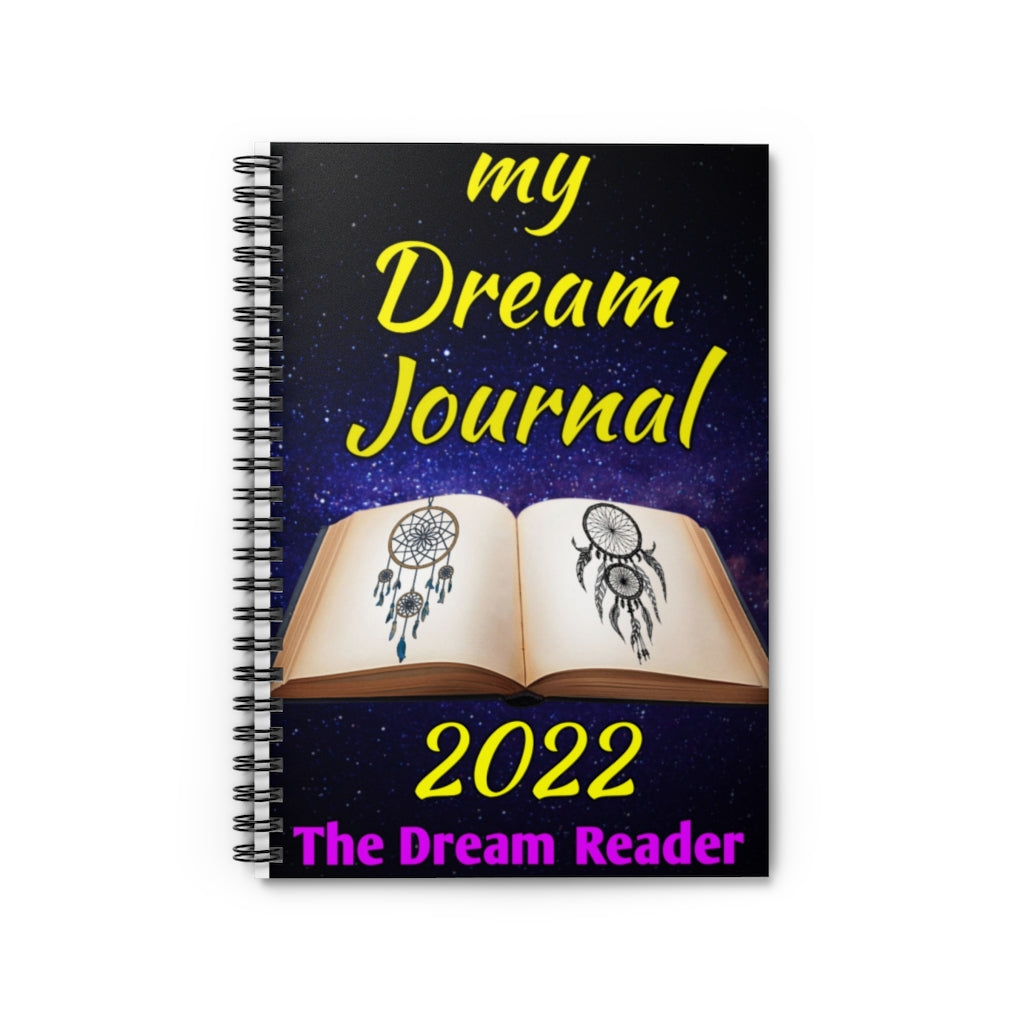 My Dream Journal 2022 lined spiral notebook
