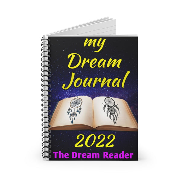 My Dream Journal 2022 lined spiral notebook